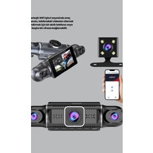 Astraltech 4 Kameralı Araç Kayıt Cihazı Full HD Park İzleme Gece Görüş