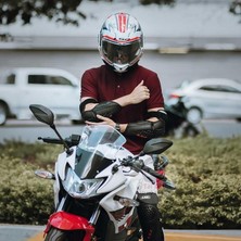 Ls2 Rookie Motosiklet Dirseklik Takım