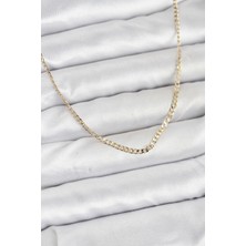 Clariss cm 14K Gold Renk Pirinç Zincir Model Kadın Kolye