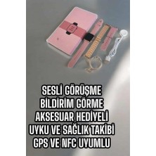 Sepetink Akıllı Saat Sesli Görüşme Bildirim Görme Uyku ve Sağlık Takibi