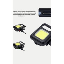 Astraltech LED Mini Anahtarlık Fener – 1000 Lümen Güçlü Işık ve USB Type-C Şarjlı