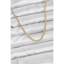 Clariss cm Gold Renk Pirinç Halkalı Model Kadın Kolye