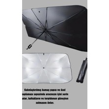 Astraltech Katlanabilir Ön Cam Güneşliği Şemsiye – Her Araca Uygun Isı ve Işık Koruması