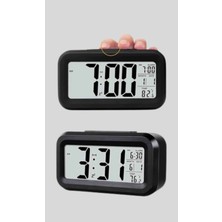 Astraltech Dijital Masa Saati Sensörlü Aydınlatmalı Alarm ve Sıcaklık Ölçerli