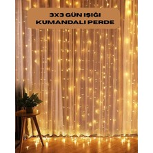 Ceylan Adam Mey Ithalat® 8 Fonksiyonlu Uzaktan Kumandalı Günışığı Perde Peri LED Dekoratif Işık