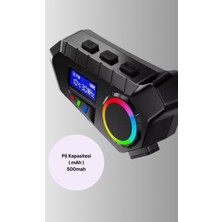 Astraltech Bluetooth 5.4  Interkom IP65 Toz ve Su Geçirmez LED Göstergeli