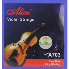 Alice A703 Keman Teli, Dayanıklı Steel Core Malzeme ile Müzik Tutkunları için İdeal Seçim