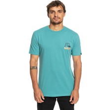 Quiksilver Riseshine Erkek Mavi Tişört