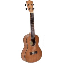 Valler Ua52 Ns Natürel Konser Ukulele 380 mm Meranti Üst ve Yan ile Akustik Performans