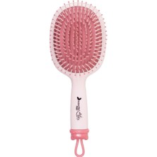 Skygo Pro Ayıcık Figürlü Çocuk Saç Fırçası Pembe - 48