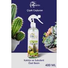 Kaktüs ve Sukulent Bitki Besini Sprey 400 ml – Proverim Çiçek Coşturan