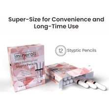 Skygo Kalem Kan Taşı, Erkekler ve Kadınlar Için Ufak Jilet Kesikleri ve Manikür Pedikür Uygulamalarında Kanamayı Durdurur, 12 Adet