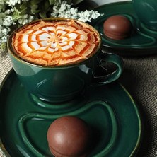 Skygo Zümrüt Kahve Sunum Seti 4 Parça 2 Kişilik