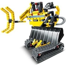 Skygo Stem 2'si 1 Arada Ekskavatör Yapım Seti, 398 Parça Eğitici Bloklar