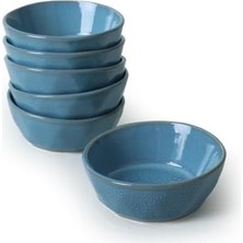 Skygo Granit Turkuaz Kristal Çerezlik/sosluk 12 cm 6 Adet Q07