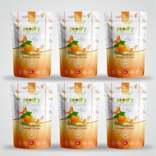 Foodry Freeze-Dry Portakal (Freeze Dried Orange) | Dondurularak Kurutulmuş Meyve Kurusu 20 G *6