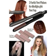 Skygo Shibowavy Saç Tost Makinesi ve Saç Düzleştirici (3 Farklı Plaka)