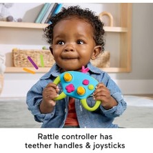 Skygo Yenidoğan Oyuncakları, 3 Ay ve Üzeri Bebekler Için Minik Oyuncu Hediye Seti, Çıngıraklı Dişlik ve Hışırtılı Oyuncak, HYR57