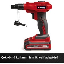 Skygo Akülü Araç Hava Kompresörü Ce-Cc 18 Li + Akülü Hava Pompası Ce-Ap 18 Li Power X- Set (18 V, Aksesuarlar Dahil, 1x 2.0 Ah Akü ve Şarj Cihazı Dahil) - 2070111