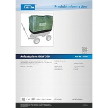 Skygo Güde 94339 Bahçe Arabası Hacim Arttırma Örtüsü