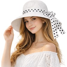 Yeni Sezon Plaj Şapka Hasır Malzeme ile Renkli Desenli Rahat Kullanım İçin Tasarlandı