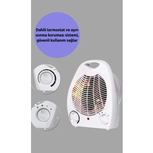 Astraltech Fanlı Elektrikli Isıtıcı – 3 Kademeli Isı Ayarı ve Güvenli Kullanım