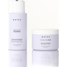 Matsu Extension 2’li Set | Şampuan + Saç Derisi Bakım Maskesi