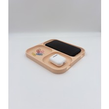 Bej Bölmeli Başucu Organizer