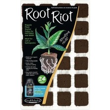 Growth Technology Root Riot Plant Starter Cubes 24 Adet