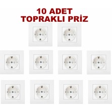 Mutlusan Topraklı Priz (10 Adet)