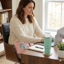 Any Morning Vaha 1200 ml Çelik Termos, Su Yeşili & Biggdesign Cats Elektrikli Sıcak Su Torbası Seti