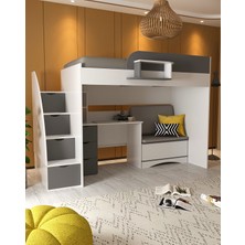 Setay Ranza, Arguvan Ranza Sandık Çalışma Masası, Beyaz-Antrasit