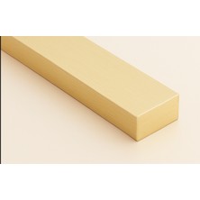 Benok Metal Ticaret 5 mm x 10 mm , Boy: 1.000 mm (1 Metre) , Dikdörtgen Pirinç Lama ( Pirinç Çubuk )