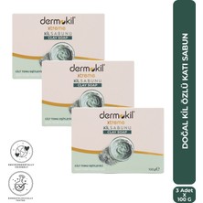 Dermokil Doğal Kil Özlü Katı Sabun 100 G x 3 Adet