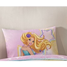 Taç Zorluteks Barbie Desenli % 100 Pamuk Kumaş 1 Adet Yastık Kılıfı 50X70 cm