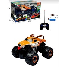 Vardem Uzaktan Kumandalı Off Road Monster Araba Şarjlı 4x4 Büyük Tekerlek Rc Oyuncak Araba