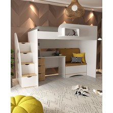 Setay Ranza, Arguvan Ranza Sandık Çalışma Masası, Beyaz-Açık Ceviz