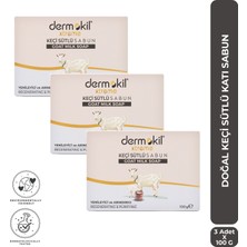 Dermokil Doğal Keçi Sütlü Katı Sabun 100 G x 3 Adet