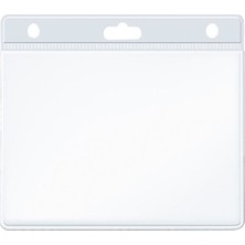 Sarff Kart Kabı Şeffaf 7.5x9.5 Yatay - 10 Adet