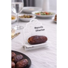 Plasfire Hayırlı Ramazanlar Hurmalık - 4’lü Set Hurma Sunum Seti, Hurma Standı