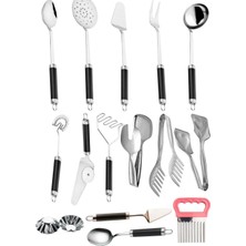 Birpa "black Silver Culinary Grand Master Set" 15 Parça Paslanmaz Çelik