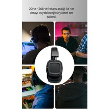 Astraltech Kristal Netliğinde Ses ve Güçlü Baslı Kablosuz Kulak Üstü