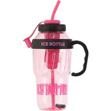 M&B Water Bottle Ice Bottle - Pipetli Matara Lüks Matara Suluk Detoks Suluğu