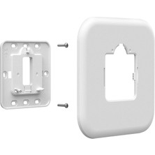 Honeywell Home T-Serisi Termostatlar Için Büyük Kapak Plakası ve Elektrik Kutusu Adaptörü (THP2400A1080), Beyaz