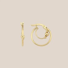 Altıntaş Toplu Double Altın Halka Küpe