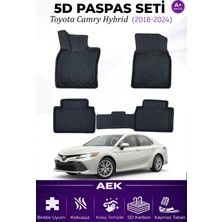 AEK Modern Toyota Camry Hybrid Araca Özel Havuzlu "karbon" Paspas Takımı