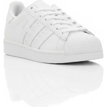Letao Unisex Beyaz  Sneaker  Istiridye Burun Günlük Ayakkabı - Rahat Taban