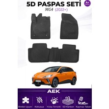 AEK Modern Mg4 2022+ Araca Özel Havuzlu "karbon" Paspas Takımı