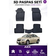 AEK Modern Chevrolet Cruze 2009-2016 Araca Özel Havuzlu "karbon" Paspas Takımı
