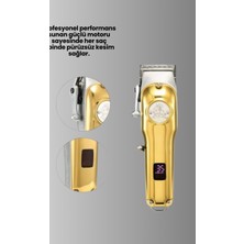 Astraltech Type-C Şarjlı LCD Ekranlı Profesyonel Saç Sakal Tıraş Makinesi